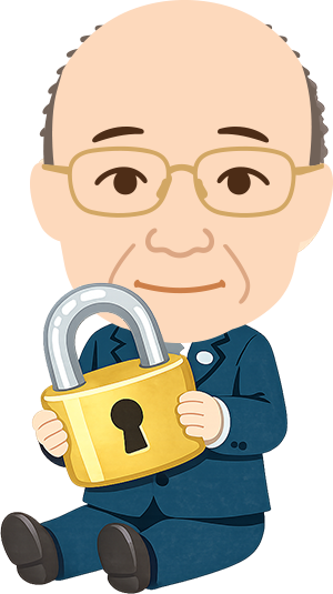 岡田先生のイラスト