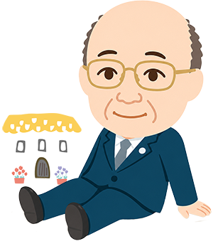 岡田先生のイラスト